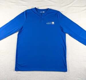 United Polaris Business Class Long Sleeve Henley Pajama Top Size L/XL